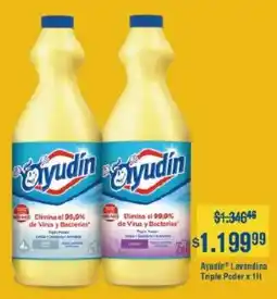 Makro Ayudín lavandina triple poder oferta