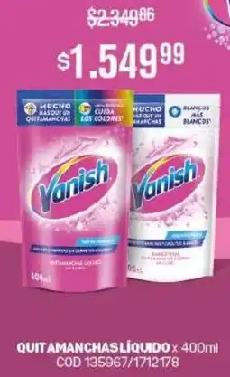 Makro Vanish quitamanchas líquido oferta