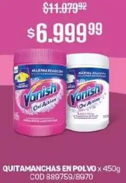 Makro Vanish quitamanchas en polvo oferta