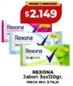 Supermayorista Vital Rexona jabon oferta