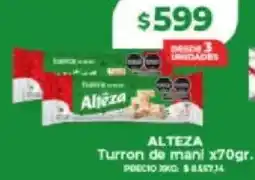 Supermayorista Vital Alteza turron de mani oferta
