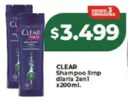 Supermayorista Vital Clear shampoo limp diaria 2en1 oferta