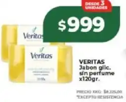 Supermayorista Vital Veritas jabon gllc. sin perfume oferta