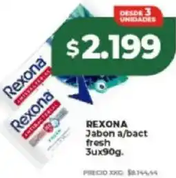 Supermayorista Vital Rexona jabon a/bact fresh oferta