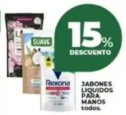 Supermayorista Vital Rexona jabones liquidos para manos todos oferta
