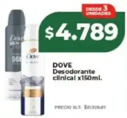 Supermayorista Vital Dove desodorante clinical oferta