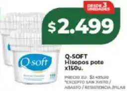 Supermayorista Vital Q-soft hisopos pote oferta