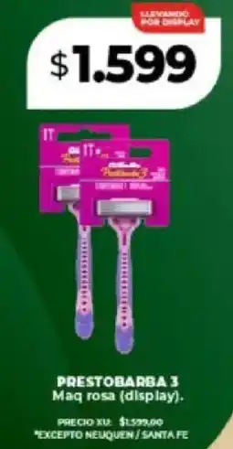 Supermayorista Vital Prestobarba 3 maq rosa oferta