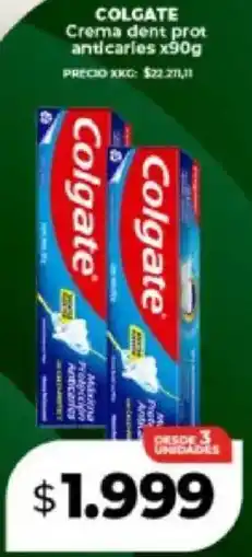 Supermayorista Vital Colgate crema dent prot anticarles oferta