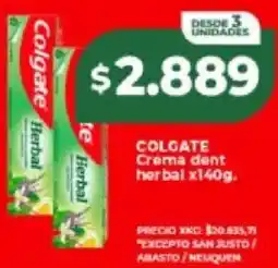 Supermayorista Vital Colgate crema dent herbal oferta