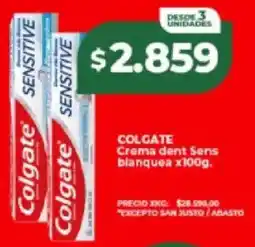 Supermayorista Vital Colgate crema dent sens blanquea oferta