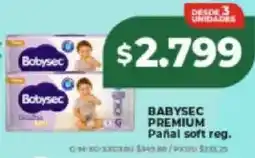 Supermayorista Vital Babysec premium pañal soft reg. oferta
