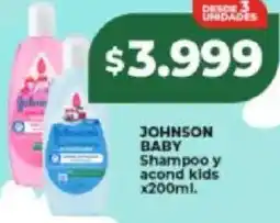 Supermayorista Vital Johnson baby shampoo y acond kids oferta