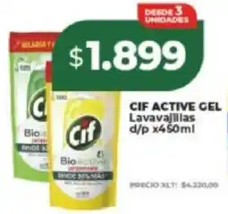 Supermayorista Vital Cif active gel lavavajillas d/p oferta