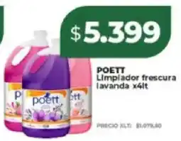 Supermayorista Vital Poett limpiador frescura lavanda oferta