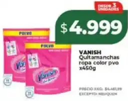 Supermayorista Vital Vanish quitamanchas ropa color pvo oferta