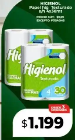 Supermayorista Vital Higienol papel hig texturado s/h oferta