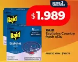 Supermayorista Vital Raid espirales country fresh oferta