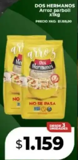 Supermayorista Vital Dos hermanos arroz parboll oferta