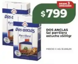 Supermayorista Vital Dos anclas sal parrillera estuche oferta