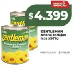 Supermayorista Vital Gentleman anana rodajas lata oferta