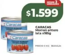 Supermayorista Vital Caracas morron entero lata oferta