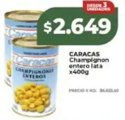 Supermayorista Vital Caracas champignon entero lata oferta
