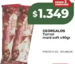 Supermayorista Vital Georgalos turron mani soft oferta