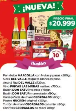 Supermayorista Vital Marcolla pan dulce con frutas y pasas oferta