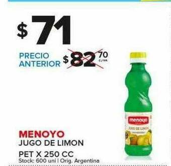 Carrefour Maxi Menoyo Jugo De Limon oferta