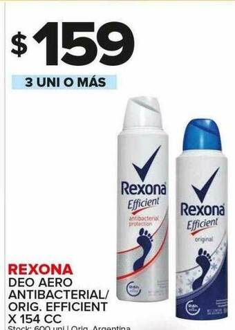 Carrefour Maxi Rexona Deo Aero Antibacterial Orig Efficient oferta