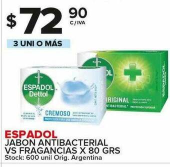 Carrefour Maxi Espadol Jabon Antibacterial Vs Fragancias oferta