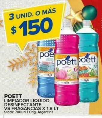 Carrefour Maxi Poett Limpiador Liquido Desinfectante oferta