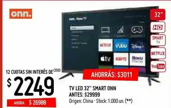 Changomas Tv Led 32 oferta