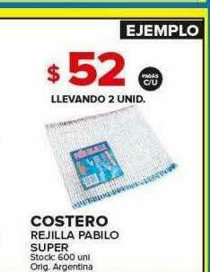 Carrefour Maxi Costero Rejilla Pabilo Super oferta