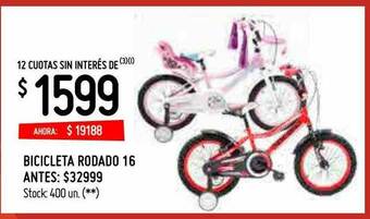 Changomas Bicicleta Rodado 16 oferta
