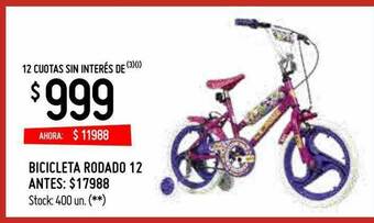 Changomas Bicicleta Rodado 12 oferta