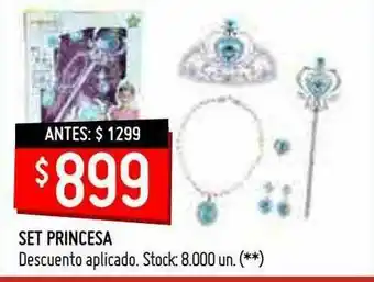 Changomas Set Princesa oferta