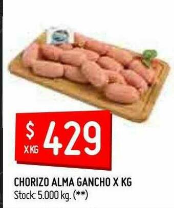 Changomas Chorizo Alma Gancho oferta