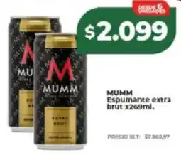 Supermayorista Vital Mumm espumante extra brut oferta