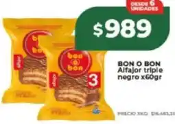 Supermayorista Vital Bon o bon alfajor triple negro oferta