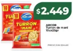 Supermayorista Vital ARCOR Turron de manl oferta