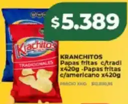 Supermayorista Vital Kranchitos papas fritas c/tradi x420g -papas fritas c/americano oferta