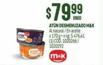 Makro Atún Desmenuzado M&k oferta