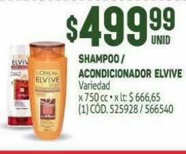 Makro Shampoo Acondicionador Elvive oferta