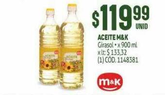 Makro Aceite M&k oferta