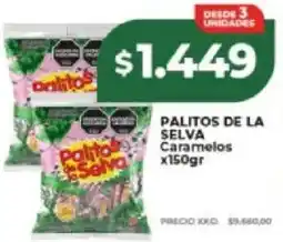 Supermayorista Vital Palitos de la selva caramelos oferta