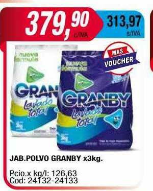 Maxiconsumo Jab Polvo Granby oferta