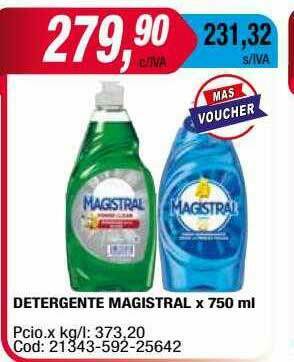 Maxiconsumo Detergente Magistral oferta