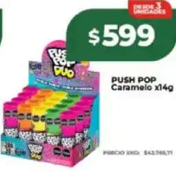 Supermayorista Vital Push pop caramelo oferta